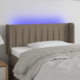 Headboard with LED in taupe gray fabric 83x16x78/88 cm by , Headboards and footboards - Ref: Foro24-3123452, Price: 47,61 €, ...