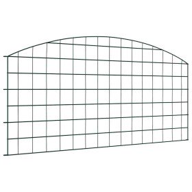 Juego de Cercas para Estanque 5 pcs Verde 100 x 50 cm Acero en Paneles de vallas | Comprar online en Foro24