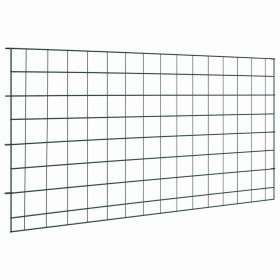 Juego de Cercas para Estanque 5 pcs Verde 100 x 50 cm Acero en Paneles de vallas | Comprar online en Foro24