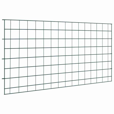 Juego de Cercas para Estanque 5 pcs Verde 100 x 50 cm Acero en Paneles de vallas | Comprar online en Foro24