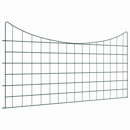 Juego de Cercas para Estanque 5 pcs Verde 100 x 50 cm Acero en Paneles de vallas | Comprar online en Foro24