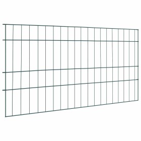 Juego de Cercas para Estanque 5 pcs Verde 100 x 50 cm Acero en Paneles de vallas | Comprar online en Foro24