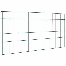 Juego de Cercas para Estanque 5 pcs Verde 100 x 50 cm Acero en Paneles de vallas | Comprar online en Foro24