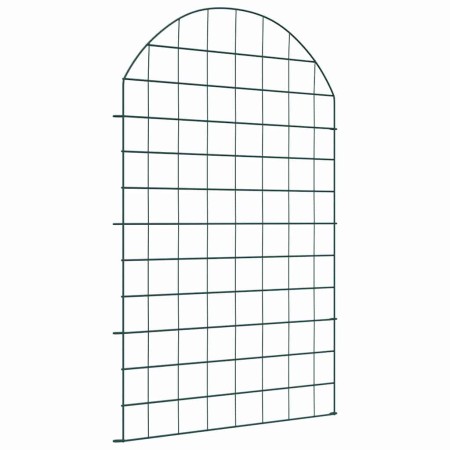 Juego de Cercas para Estanque 8 pcs Verde 50 x 80 cm Acero en Paneles de vallas | Comprar online en Foro24