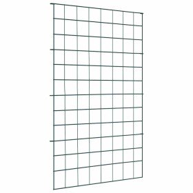 Juego de Cercas para Estanque 8 pcs Verde 50 x 80 cm Acero en Paneles de vallas | Comprar online en Foro24
