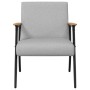 sillón Gris Nube 59 x 75 x 78 cm tela en Sillones | Comprar online en Foro24