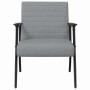 sillón Gris Claro 59 x 75 x 78 cm tela en Sillones | Comprar online en Foro24