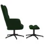 Entspannungsstuhl mit dunkelgrünem Samthocker von , Sessel - Ref: Foro24-328108, Preis: 168,77 €, Rabatt: %
