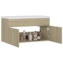 Sonoma oak engineered wood vanity unit with sink by , bathroom vanities - Ref: Foro24-3070841, Price: 221,28 €, Discount: %