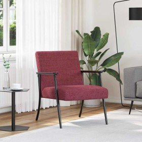 sillón Rojo vino 59 x 75 x 78 cm tela en Sillones | Comprar online en Foro24