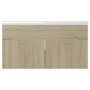 Sonoma oak engineered wood vanity unit with sink by , bathroom vanities - Ref: Foro24-3070841, Price: 221,28 €, Discount: %