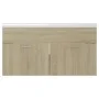 Sonoma oak engineered wood vanity unit with sink by , bathroom vanities - Ref: Foro24-3070841, Price: 206,39 €, Discount: %