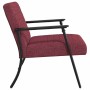sillón Rojo vino 59 x 75 x 78 cm tela en Sillones | Comprar online en Foro24