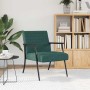 sillón Verde oscuro 59 x 75 x 78 cm tela en Sillones | Comprar online en Foro24