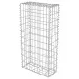 Gabion wall with galvanized steel covers 50x20x100 cm by vidaXL, fence panels - Ref: Foro24-143576, Price: 45,65 €, Discount: %