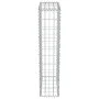 Gabion wall with galvanized steel covers 50x20x100 cm by vidaXL, fence panels - Ref: Foro24-143576, Price: 45,65 €, Discount: %