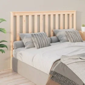Cabecero de cama madera maciza de pino 156x6x101 cm de , Cabeceros y pies de cama - Ref: Foro24-818525, Precio: 56,14 €, Desc...