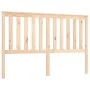 Solid pine wood bed headboard 156x6x101 cm by , Headboards and footboards - Ref: Foro24-818525, Price: 56,14 €, Discount: %