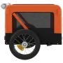 Remolque de bicicleta mascotas hierro tela Oxford naranja negro de , Cochecitos para mascotas - Ref: Foro24-93907, Precio: 83...