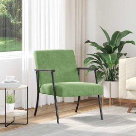 sillón Verde claro 59 x 75 x 78 cm Terciopelo en Sillones | Comprar online en Foro24