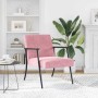 sillón Rosa 59 x 75 x 78 cm Terciopelo en Sillones | Comprar online en Foro24