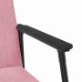 sillón Rosa 59 x 75 x 78 cm Terciopelo en Sillones | Comprar online en Foro24