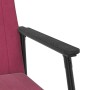 sillón Rojo vino 59 x 75 x 78 cm Terciopelo en Sillones | Comprar online en Foro24