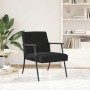 sillón Negro 59 x 75 x 78 cm Terciopelo en Sillones | Comprar online en Foro24