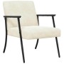 sillón Crema 59 x 75 x 78 cm Terciopelo en Sillones | Comprar online en Foro24