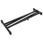 Schwarzes, doppelstrebiges Keyboardständer- und Hocker-Set von vidaXL, Bänke und Hocker - Ref: Foro24-70097, Preis: 66,88 €, ...