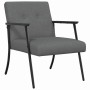 sillón Gris oscuro 59 x 75 x 78 cm tela en Sillones | Comprar online en Foro24