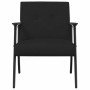 sillón Negro 59 x 75 x 78 cm tela en Sillones | Comprar online en Foro24
