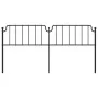 Cabecero de metal negro 193 cm de , Cabeceros y pies de cama - Ref: Foro24-373924, Precio: 30,71 €, Descuento: %