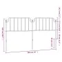 Cabecero de metal negro 193 cm de , Cabeceros y pies de cama - Ref: Foro24-373924, Precio: 30,71 €, Descuento: %