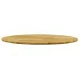 Runde Tischplatte aus massivem Eichenholz 23 mm 600 mm von vidaXL, Tischplatten - Ref: Foro24-245983, Preis: 77,40 €, Rabatt: %