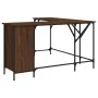Brown oak engineered wood desk 141x141x75 cm by , Desks - Ref: Foro24-837601, Price: 98,94 €, Discount: %