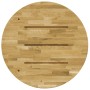 Round table top solid oak wood 23 mm 600 mm by vidaXL, Table tops - Ref: Foro24-245983, Price: 78,59 €, Discount: %
