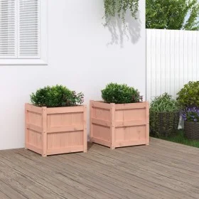 Garden planters 2 units solid Douglas wood by , Pots and planters - Ref: Foro24-837421, Price: 88,37 €, Discount: %
