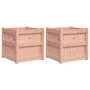 Garden planters 2 units solid Douglas wood by , Pots and planters - Ref: Foro24-837421, Price: 88,37 €, Discount: %