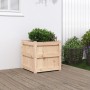 Pflanzgefäß aus massivem Kiefernholz, 50 x 50 x 50 cm von , Töpfe und Pflanzgefäße - Ref: Foro24-837414, Preis: 58,30 €, Raba...