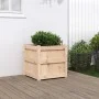 Solid pine wood planter 50x50x50 cm by , Pots and planters - Ref: Foro24-837414, Price: 57,63 €, Discount: %