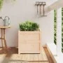 Solid pine wood planter 50x50x50 cm by , Pots and planters - Ref: Foro24-837414, Price: 57,63 €, Discount: %