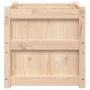 Pflanzgefäß aus massivem Kiefernholz, 50 x 50 x 50 cm von , Töpfe und Pflanzgefäße - Ref: Foro24-837414, Preis: 57,80 €, Raba...