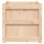 Pflanzgefäß aus massivem Kiefernholz, 50 x 50 x 50 cm von , Töpfe und Pflanzgefäße - Ref: Foro24-837414, Preis: 57,80 €, Raba...