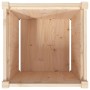 Jardinera madera maciza de pino 50x50x50 cm de , Maceteros y jardineras - Ref: Foro24-837414, Precio: 58,26 €, Descuento: %