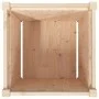 Pflanzgefäß aus massivem Kiefernholz, 50 x 50 x 50 cm von , Töpfe und Pflanzgefäße - Ref: Foro24-837414, Preis: 57,80 €, Raba...