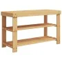 3-tier bamboo shoe rack 70x27.5x45 cm by , Shoe racks and shoe organizers - Ref: Foro24-373365, Price: 60,60 €, Discount: %