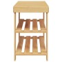 3-tier bamboo shoe rack 70x27.5x45 cm by , Shoe racks and shoe organizers - Ref: Foro24-373365, Price: 61,78 €, Discount: %