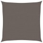 Toldo de vela gris antracita HDPE 160 g/m² 2,5x2,5 m
