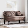 Banco Chesterfield Marrón 120.5 x 65 x 75 cm Cuero sintético en Bancos | Comprar online en Foro24